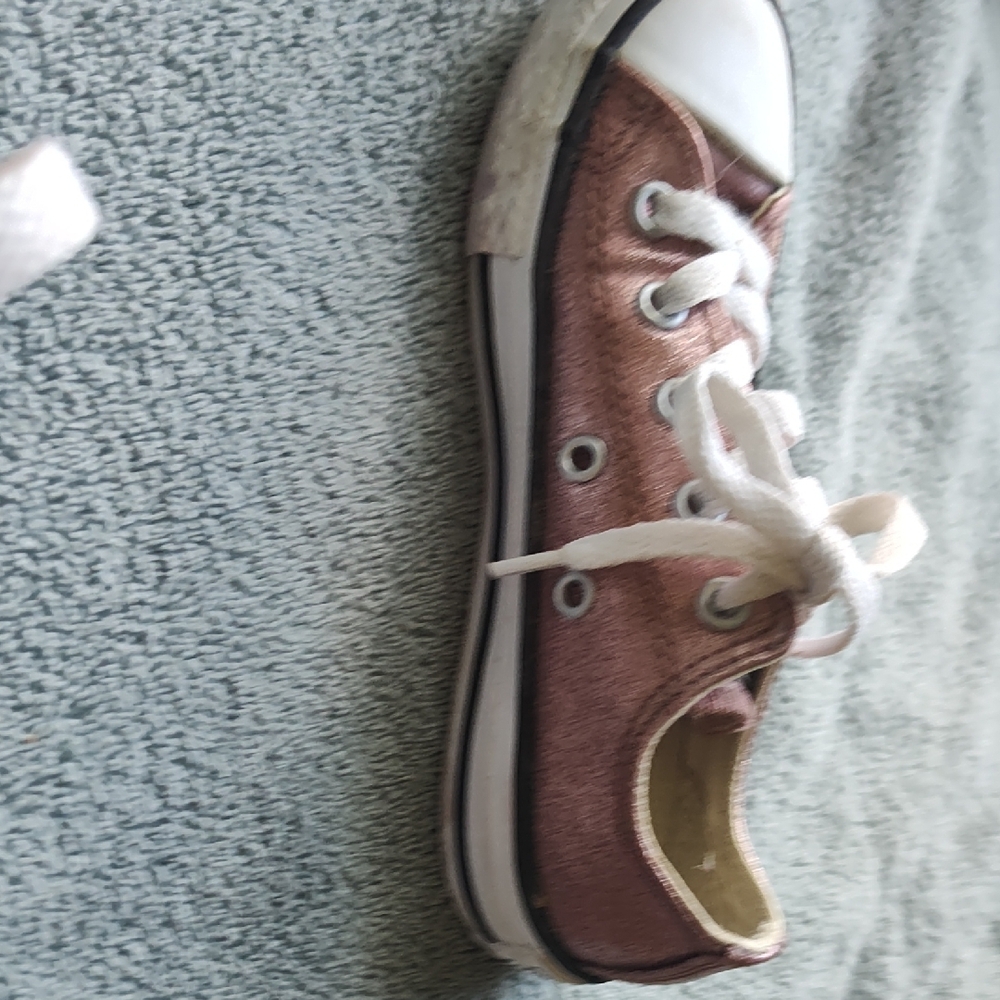 Pink and White Low-Top Sneakers - Picture 7 of 7